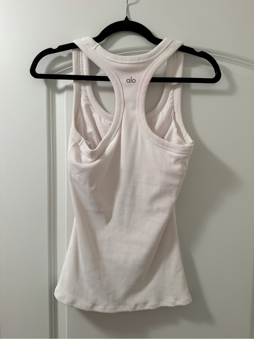 ALO Yoga Ribbed Racerback Tank with Shelf Bra